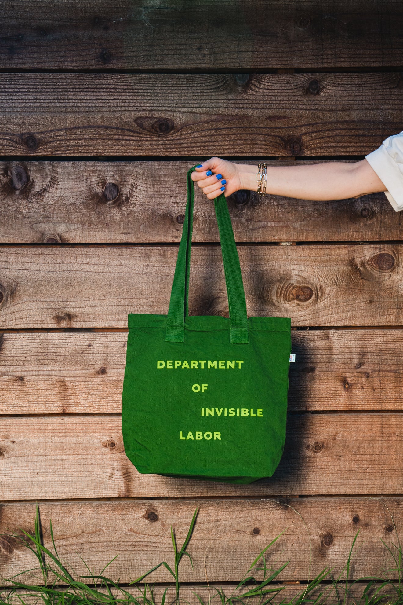 Green-on-Green Tote