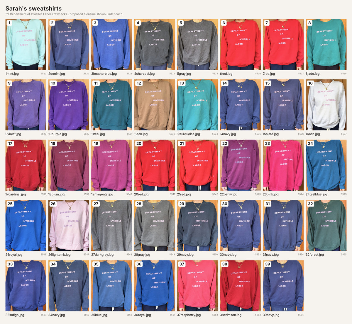 One-of-a-Kind Vintage Sweatshirts
