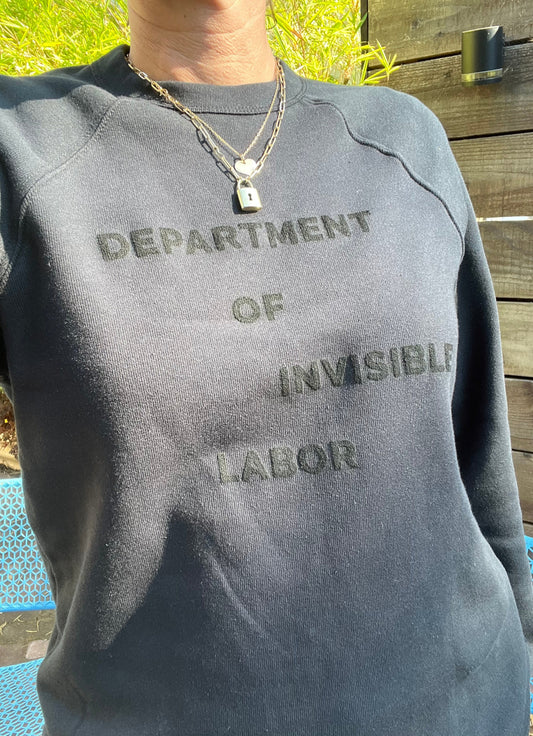 Puffy letter sweatshirt