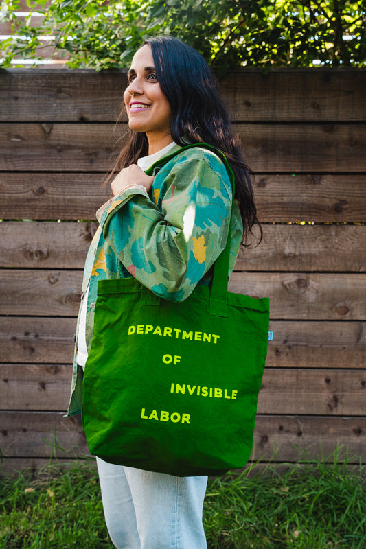 Green-on-Green Tote