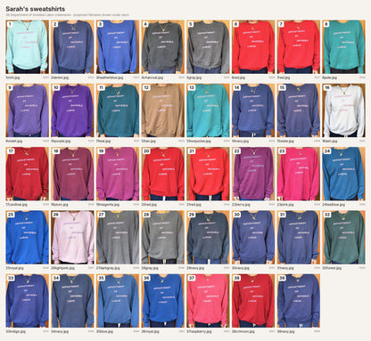 One-of-a-Kind Vintage Sweatshirts